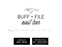 Tablet Screenshot of buffandfile.com